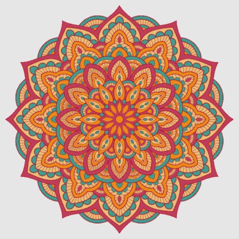 Mandala în culori