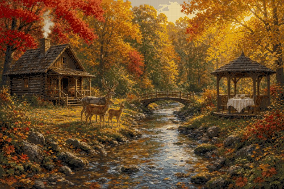 Autumn at the Forest Cabin