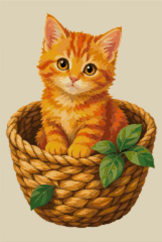 A Kitten in a Basket