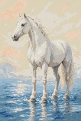 A White Horse in the Water