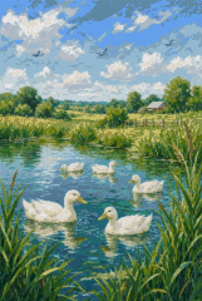 Ducks on the Pond