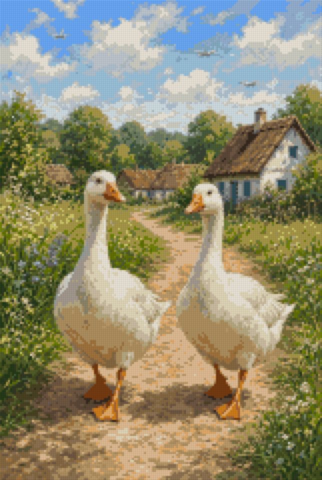 Geese on the Path