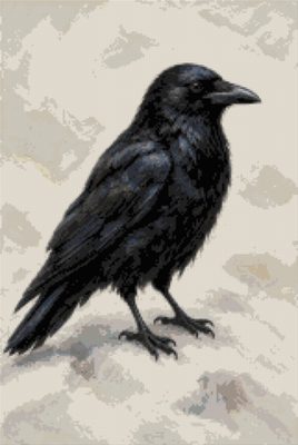 A Crow on the Snow