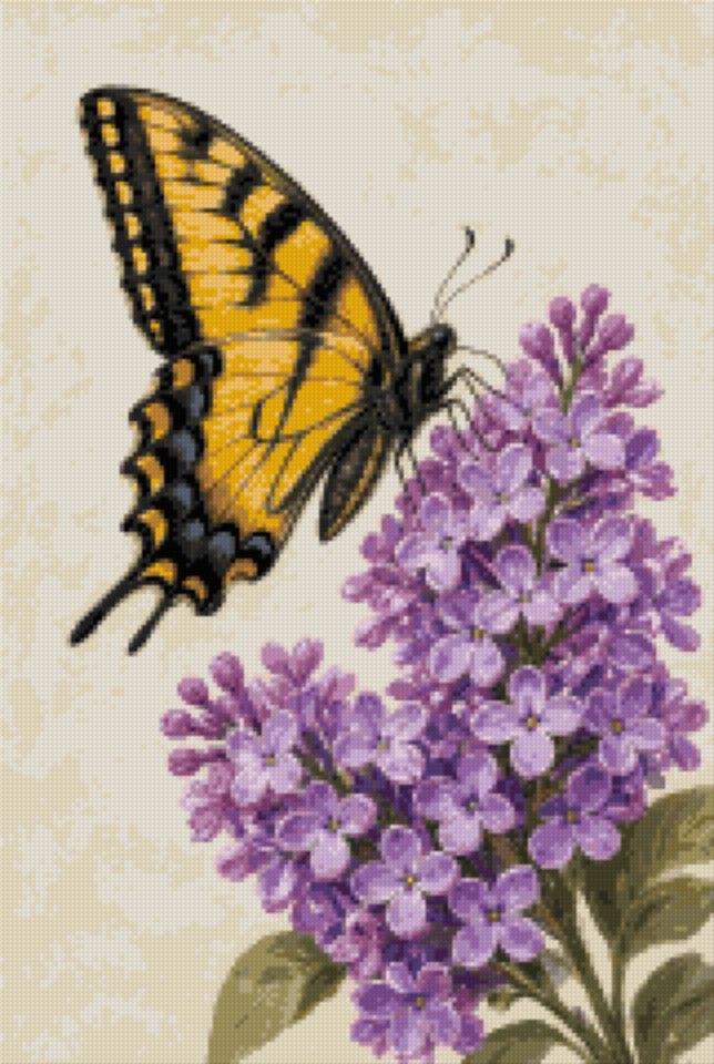 A Swallowtail on Lilac