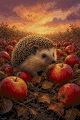 A Hedgehog at Dusk