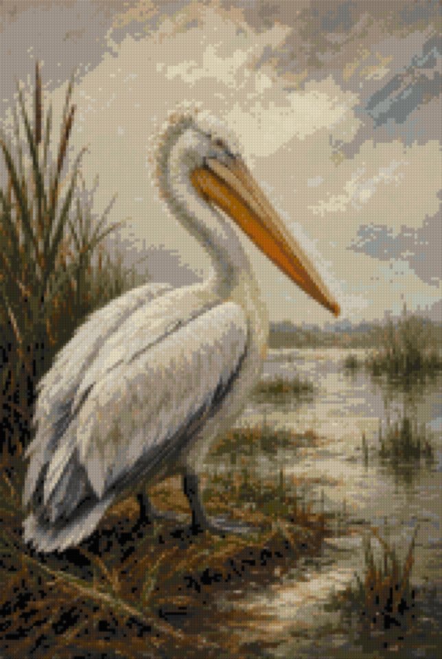 A Dalmatian Pelican