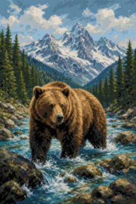 A Bear in the River