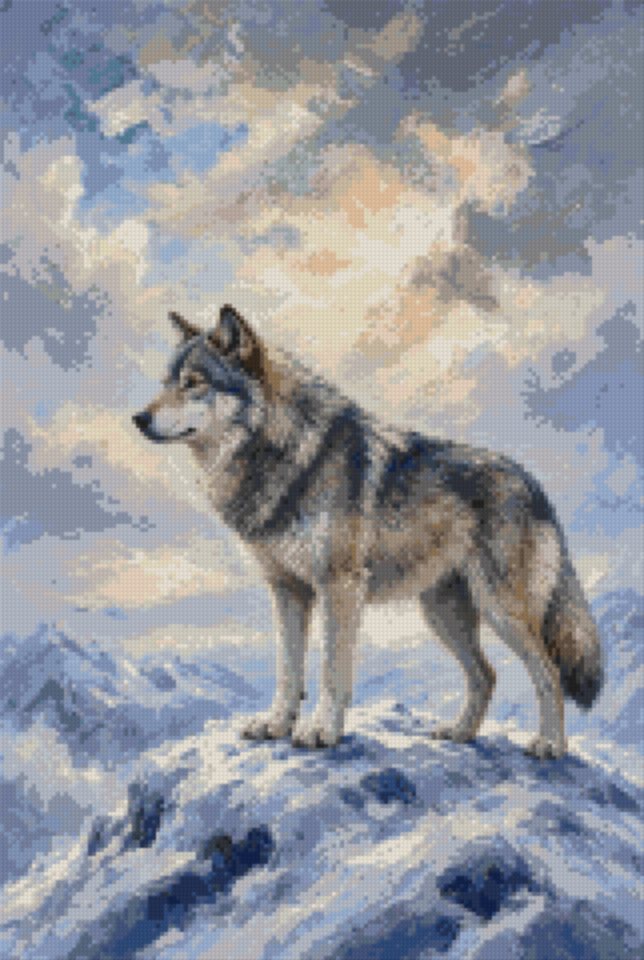 A Wolf on the Ridge