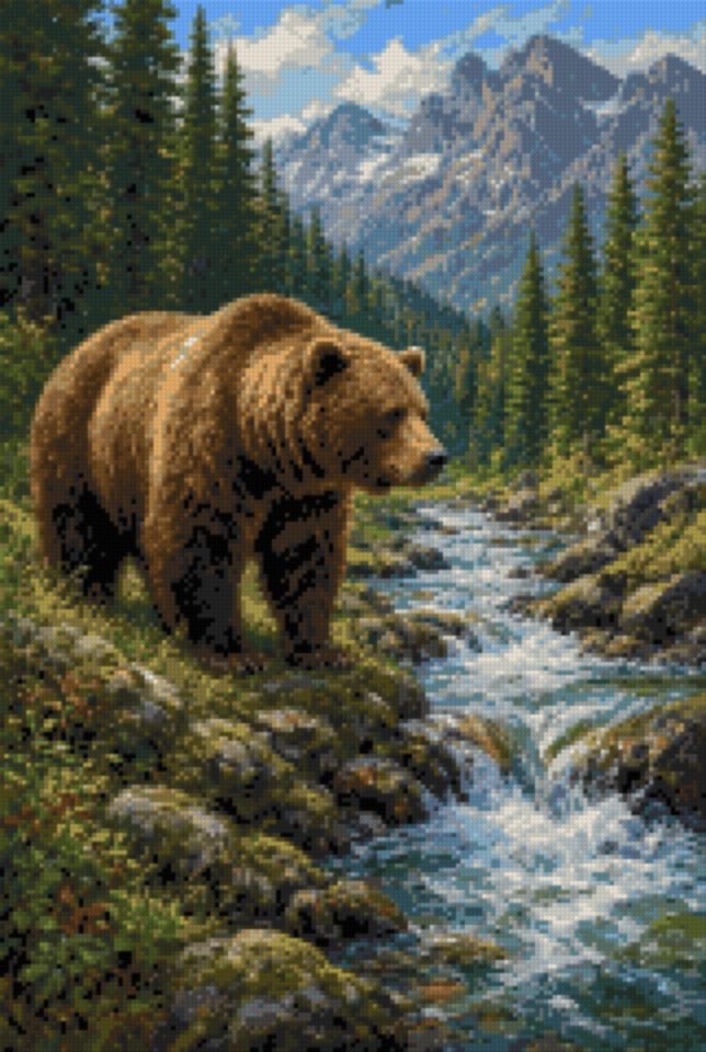 A Bear at the Stream