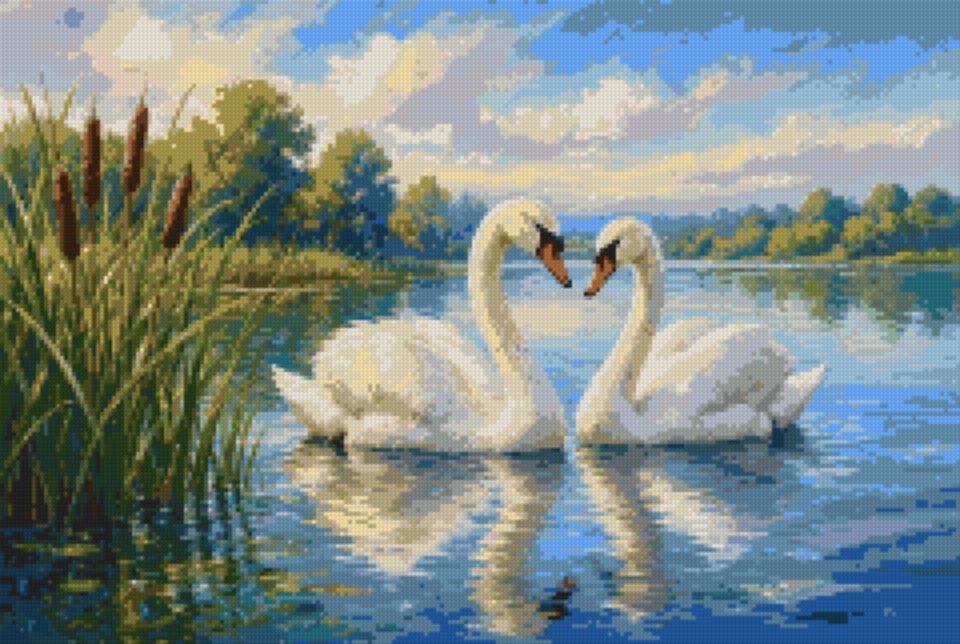 Swans on the Lake