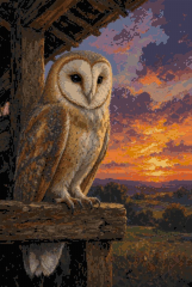 An Owl in the Barn