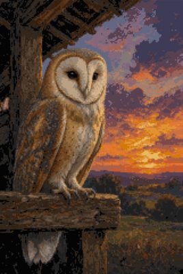 An Owl in the Barn