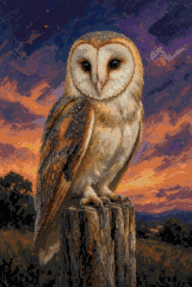 An Owl on a Post