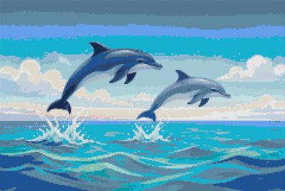 Leaping Dolphins