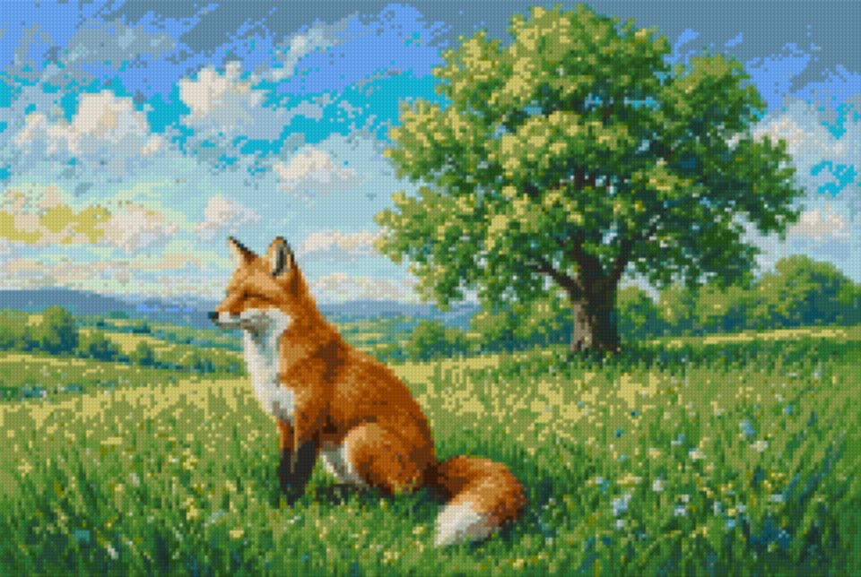 A Fox in the Grass