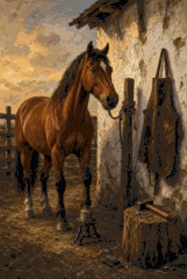 A Horse at the Farrier's