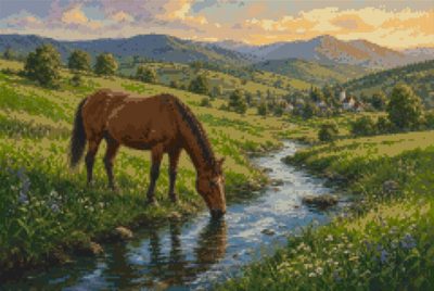 A Horse at the Brook