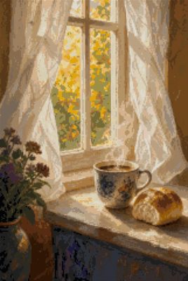A Window with Muslin