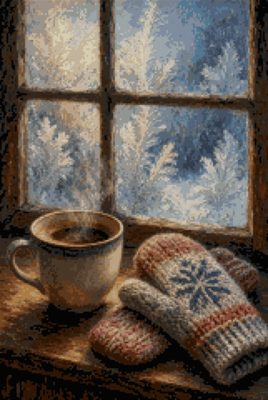 A Winter Window and Coffee