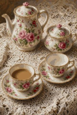 A Pink China Service