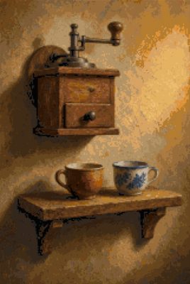 A Wall-Mounted Grinder