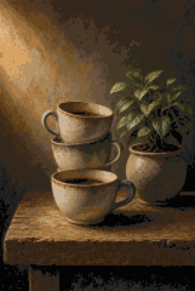 Stacked Mugs