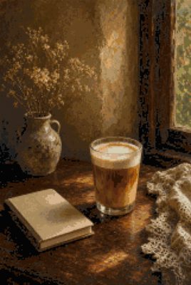A Cortado by the Window