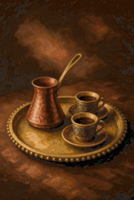 A Turkish Coffee Set