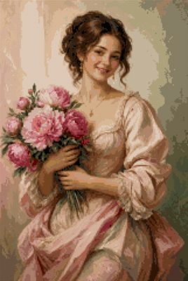 An Armful of Peonies