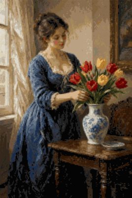Tulips on the Side Table