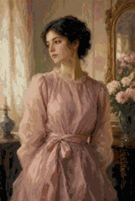 A Pink Muslin Dress