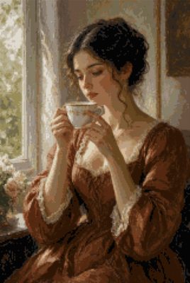 A Cup of Coffee at the Window