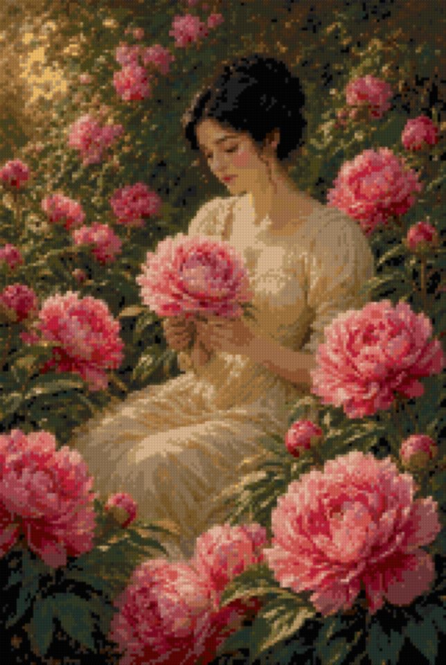 Among the Peonies