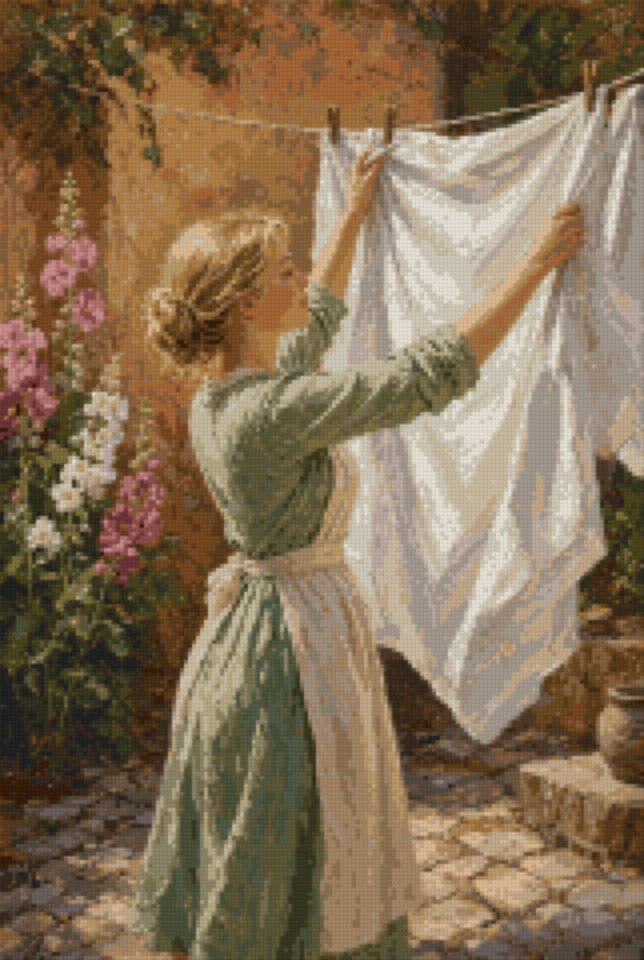 Washing Hung in the Yard