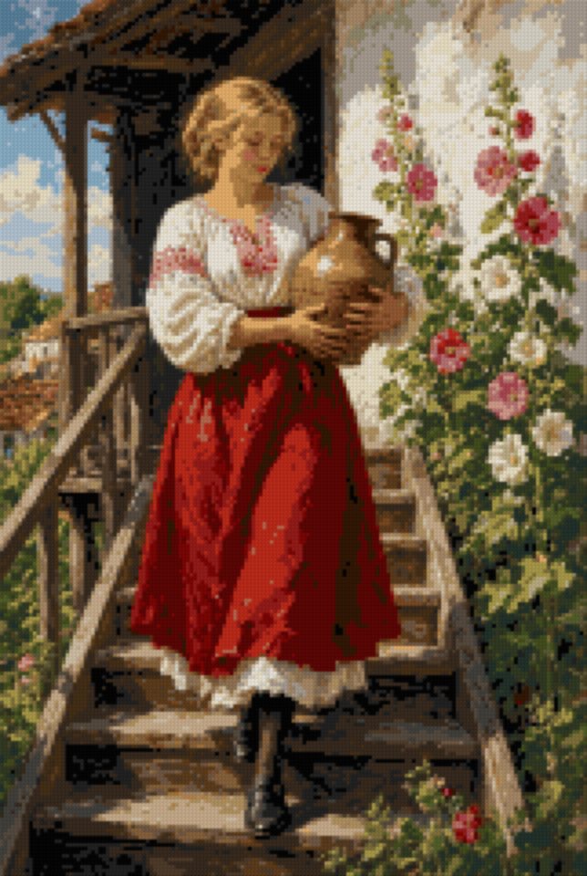 The Jug on the Steps