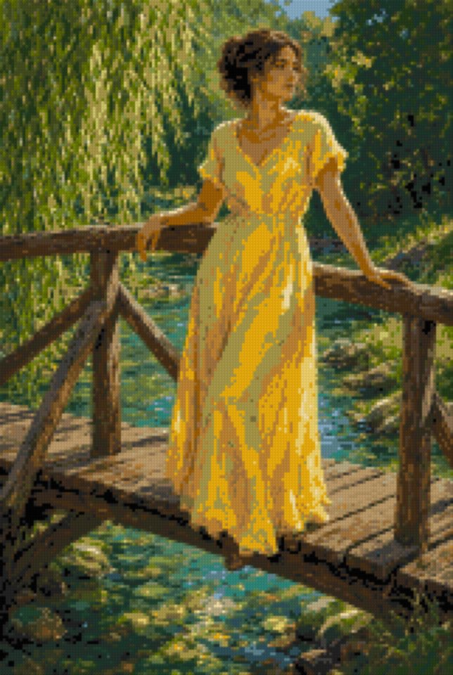 A Footbridge over the Stream