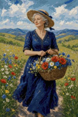 A Basket of Wild Flowers