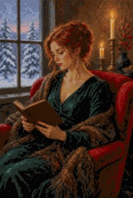 Reading on a Winter Evening