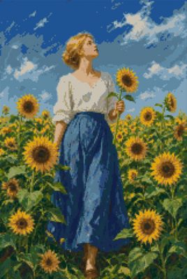 Among the Sunflowers