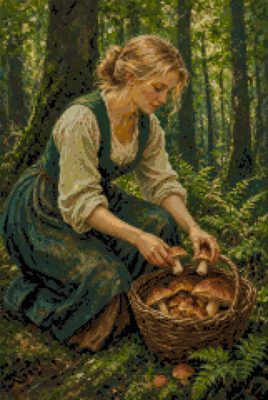 Mushrooms in the Wood