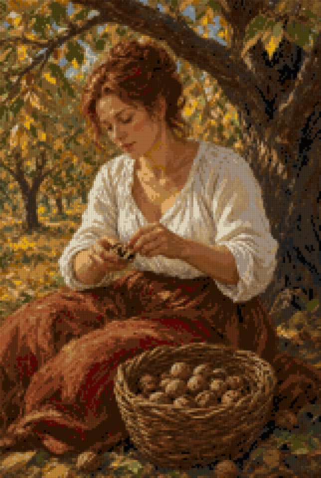 Walnuts Under the Tree