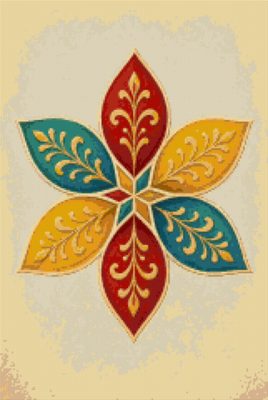Mandală florală