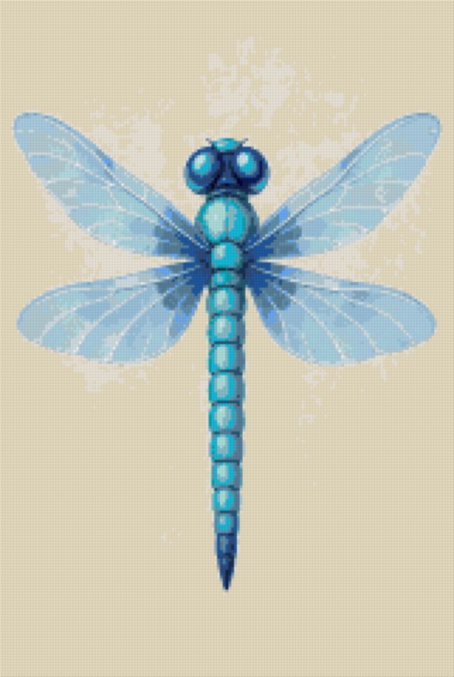 A Blue Dragonfly Close Up