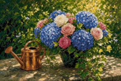 Hydrangeas in the Garden