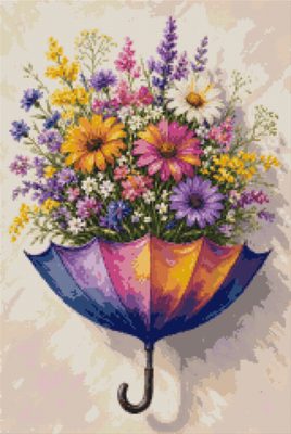 Flowers in an Umbrella
