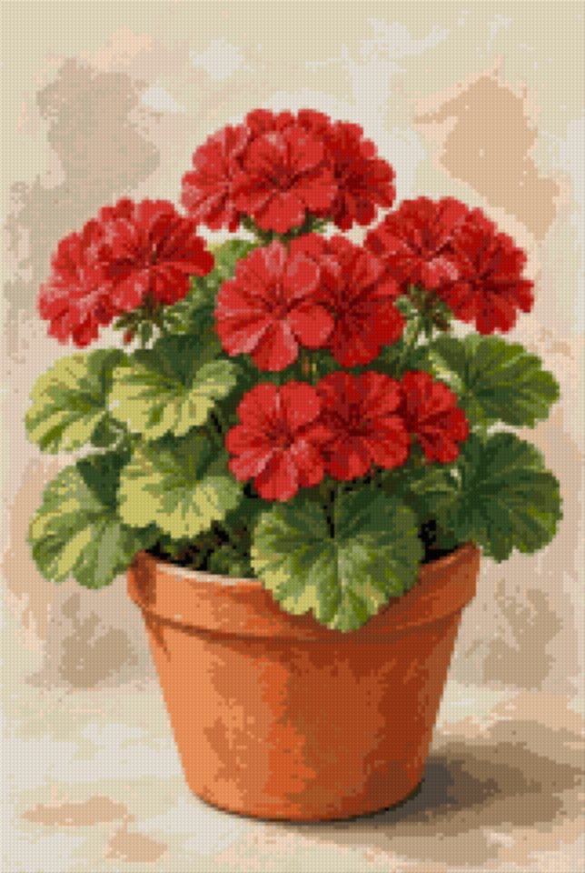 Red Geraniums