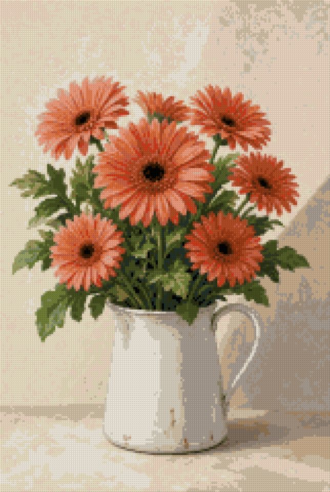 Coral Gerberas