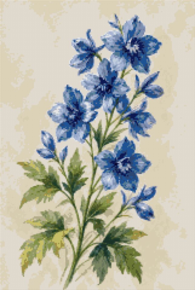 Blue Delphiniums