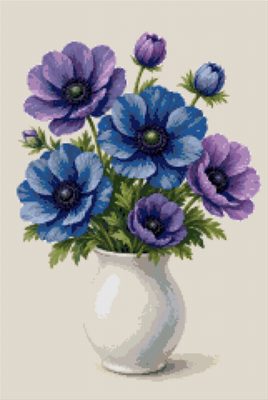 Blue Anemones