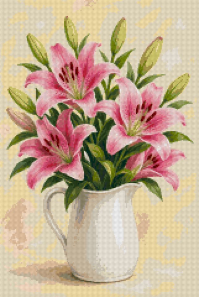 Pink Lilies